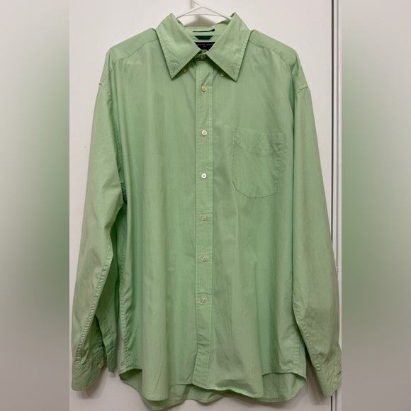 Tommy Hilfiger Other - Tommy Hilfiger Golf Men XL Green Button Down Shirt Long Sleeve Cotton